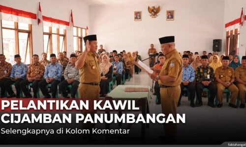 Resmi Dilantik, Diki Abdullah Mutakin Jabat Kepala Wilayah Dusun Cijamban Panumbangan Ciamis