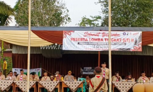 43 Sekolah Adu Ketangkasan! LT II Pramuka Kwarran Cikoneng Resmi Dibuka, Ini Rangkaian Lombanya